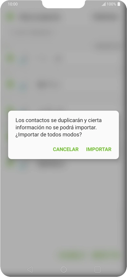 Pulsa IMPORTAR.