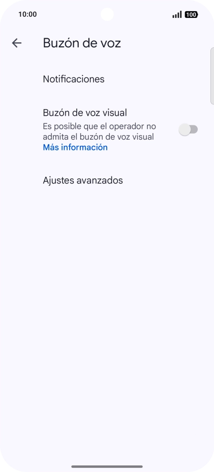 Pulsa Ajustes avanzados.