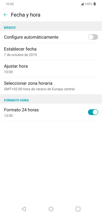 Pulsa el indicador junto a 