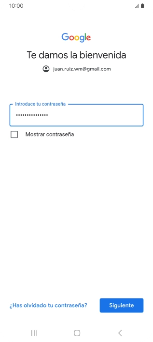 Pulsa Siguiente.