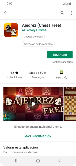 Pulsa INSTALAR y sigue las indicaciones de la pantalla para instalar la app.