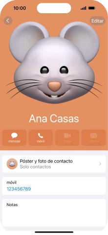 Desliza el dedo hacia arriba desde la parte inferior de la pantalla para terminar y volver a la pantalla de inicio.