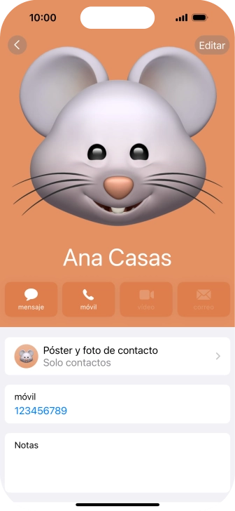 Desliza el dedo hacia arriba desde la parte inferior de la pantalla para terminar y volver a la pantalla de inicio.