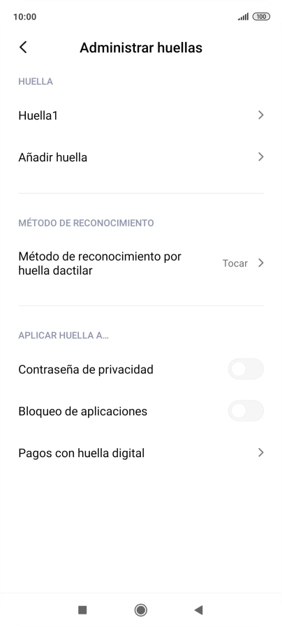 Pulsa Contraseña.