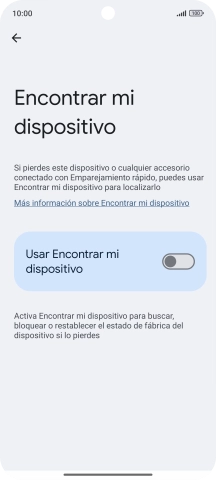 Pulsa el indicador junto a 