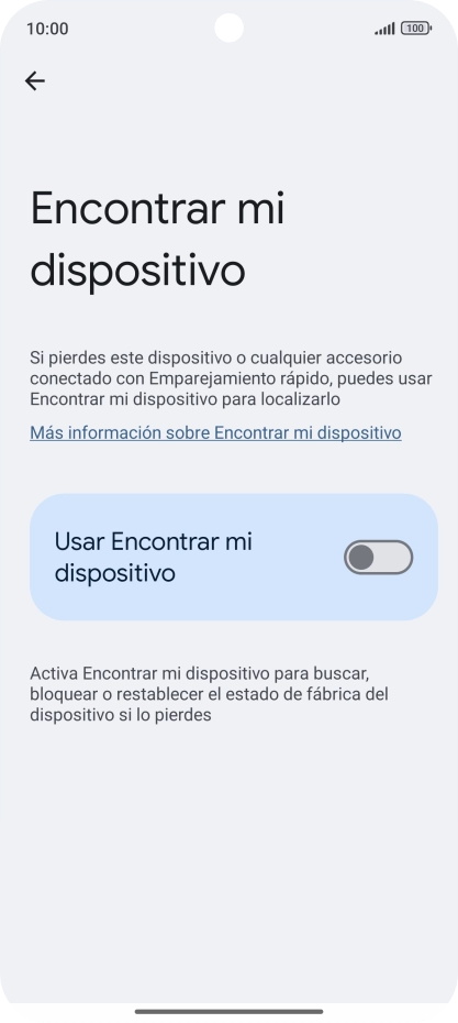 Pulsa el indicador junto a 