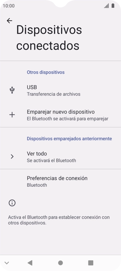 Pulsa Emparejar nuevo dispositivo.