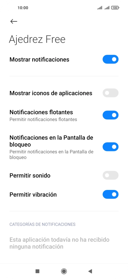 Pulsa el indicador junto a 