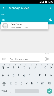 Pulsa el contacto deseado.