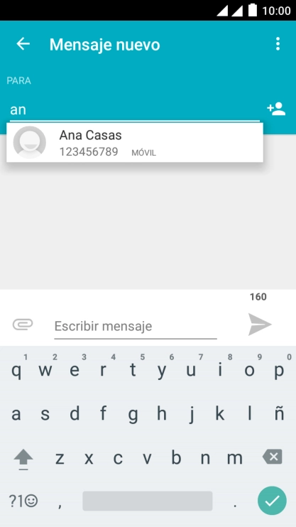 Pulsa el contacto deseado.