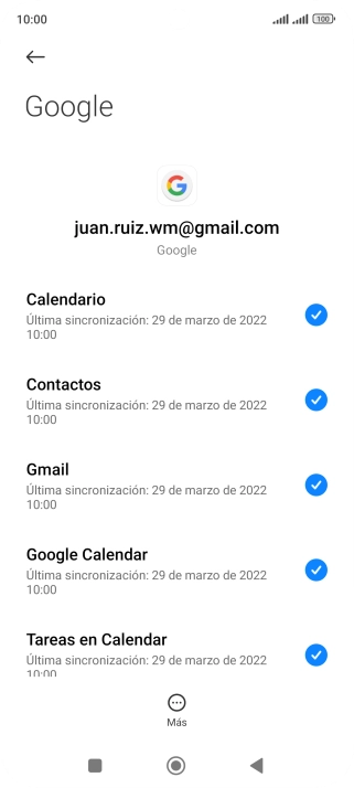 Pulsa la tecla de inicio para terminar y regresar a la pantalla de inicio.