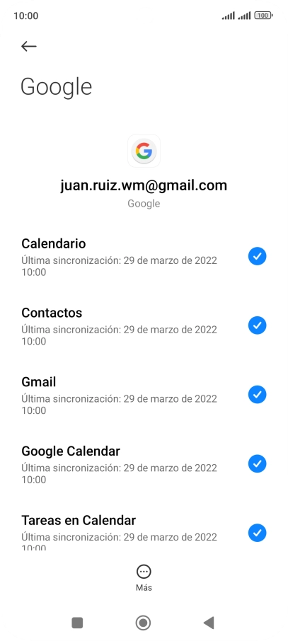 Pulsa la tecla de inicio para terminar y regresar a la pantalla de inicio.