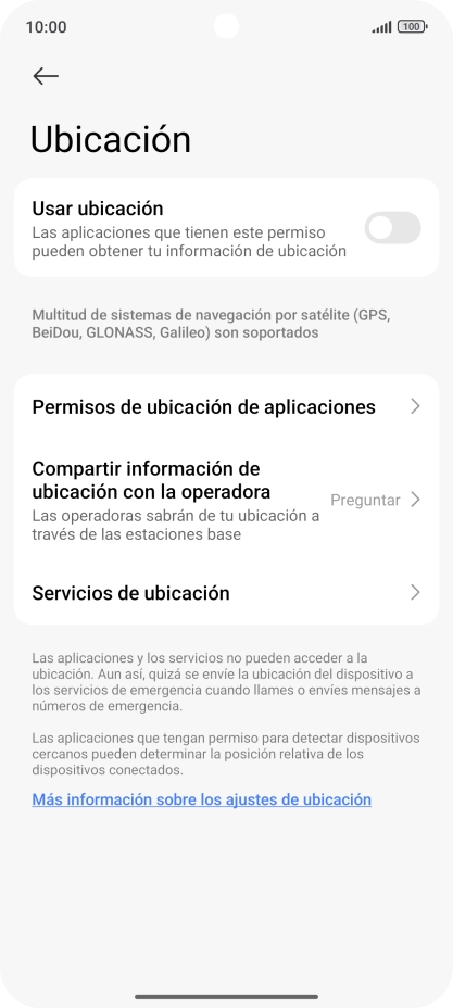 Pulsa el indicador junto a 