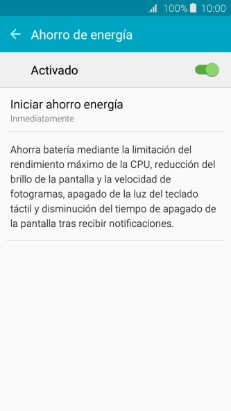 Pulsa la tecla de inicio para terminar y regresar a la pantalla de inicio.
