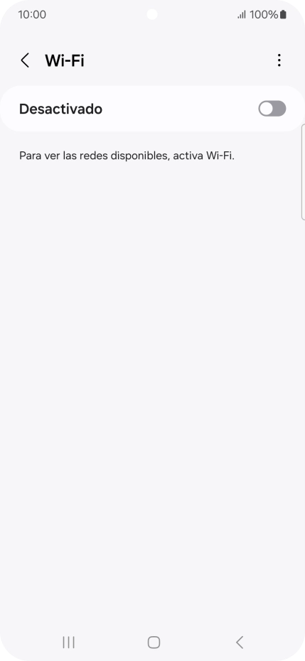 Pulsa el indicador para activar la función.