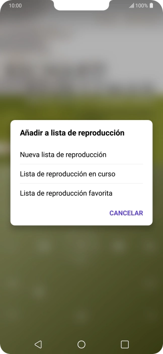 Pulsa Nueva lista de reproducción.
