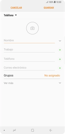 Pulsa la lista desplegable de la guía.