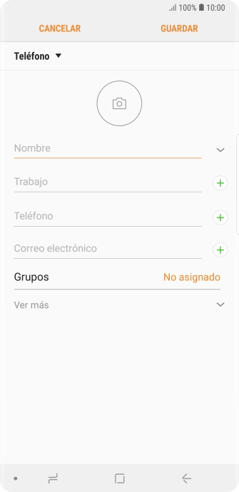 Pulsa la lista desplegable de la guía.