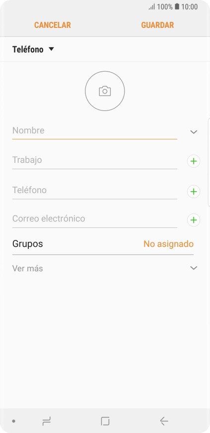 Pulsa la lista desplegable de la guía.