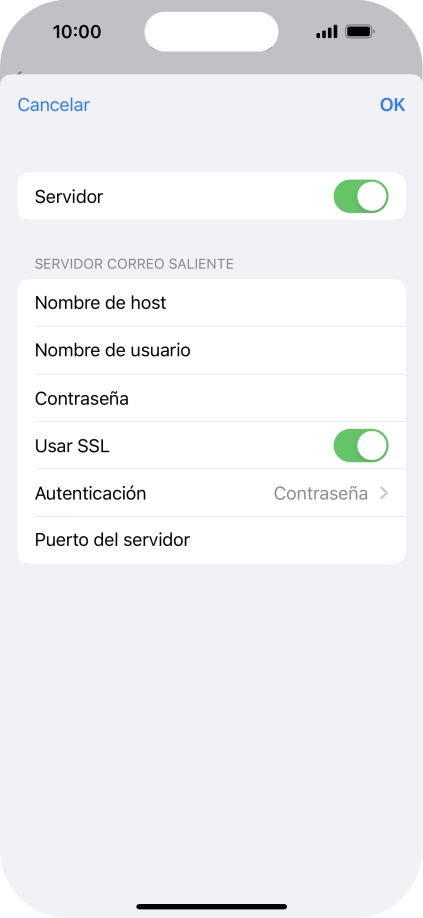 Pulsa el indicador junto a 