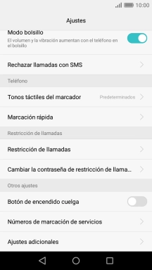 Pulsa Ajustes adicionales.