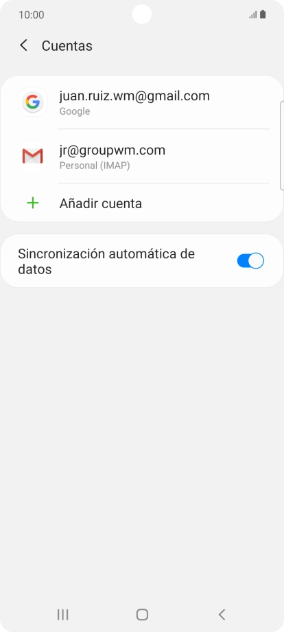 Pulsa la tecla de inicio para terminar y regresar a la pantalla de inicio.