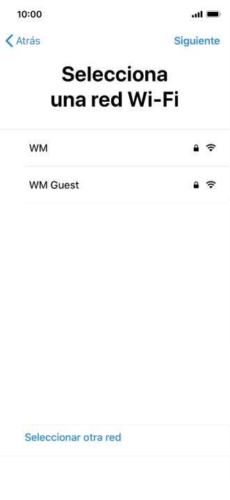 Pulsa la red wifi deseada.