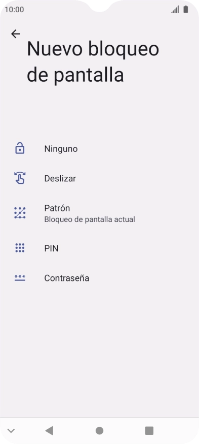 Pulsa Ninguno.