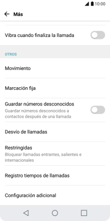 Pulsa Desvío de llamadas.