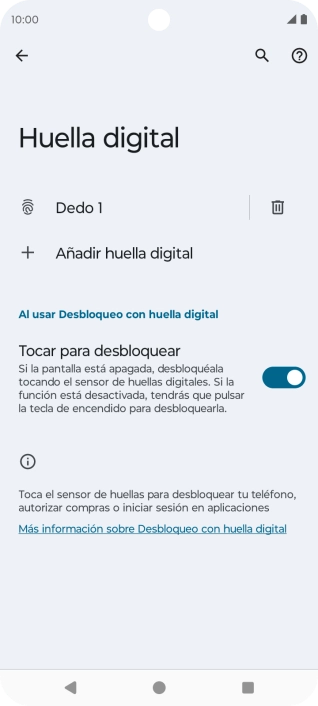 Pulsa la tecla de retroceso.
