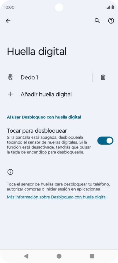 Pulsa la tecla de retroceso.
