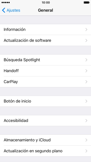 Pulsa Accesibilidad.
