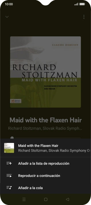 Pulsa Añadir a la lista de reproducción.