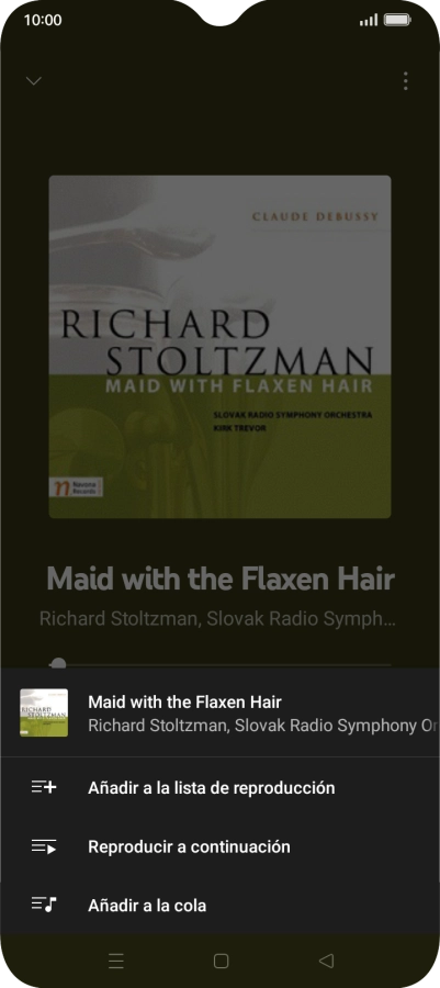 Pulsa Añadir a la lista de reproducción.