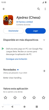 Pulsa Desinstalar.