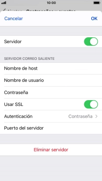 Pulsa el indicador junto a 