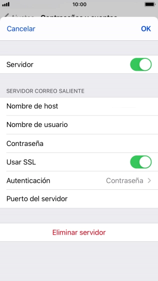 Pulsa el indicador junto a 