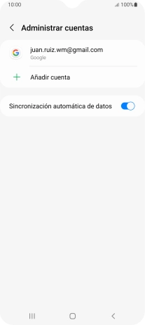 Pulsa Añadir cuenta.