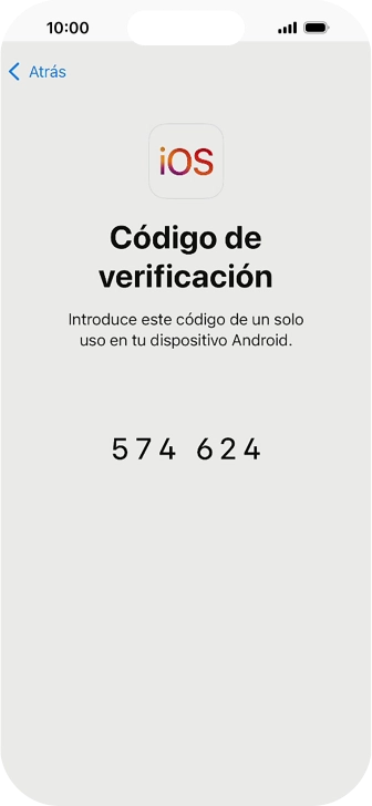 Seguir las indicaciones de la pantalla y de la app 