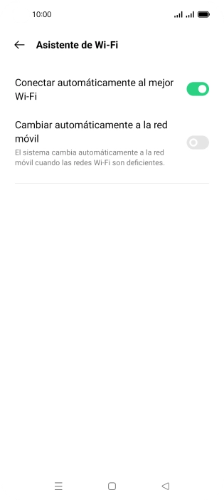 Pulsa el indicador junto a 