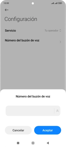 Introduce 22177 y pulsa Aceptar.