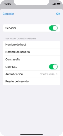 Pulsa el indicador junto a 
