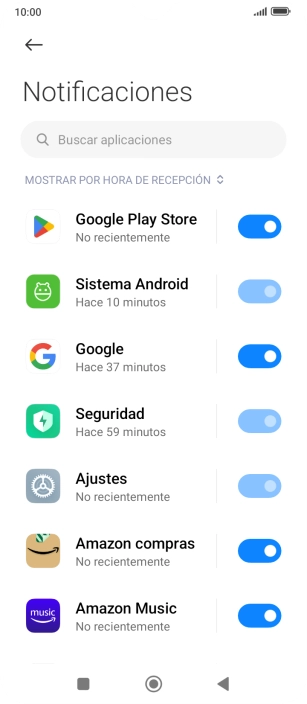 Pulsa la app deseada.