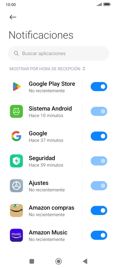 Pulsa la app deseada.
