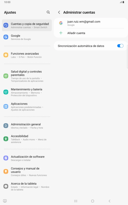 Pulsa la tecla de inicio para terminar y regresar a la pantalla de inicio.