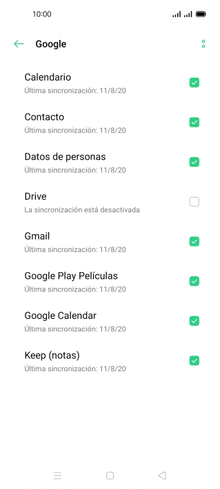 Pulsa la tecla de inicio para terminar y regresar a la pantalla de inicio.