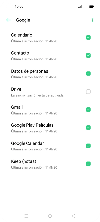 Pulsa la tecla de inicio para terminar y regresar a la pantalla de inicio.