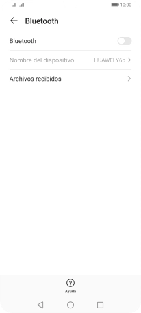 Pulsa el indicador junto a 