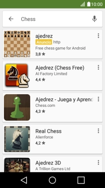 Pulsa la app deseada.