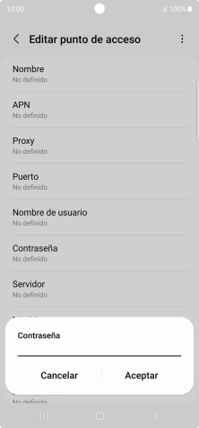 Introduce wap125 y pulsa Aceptar.